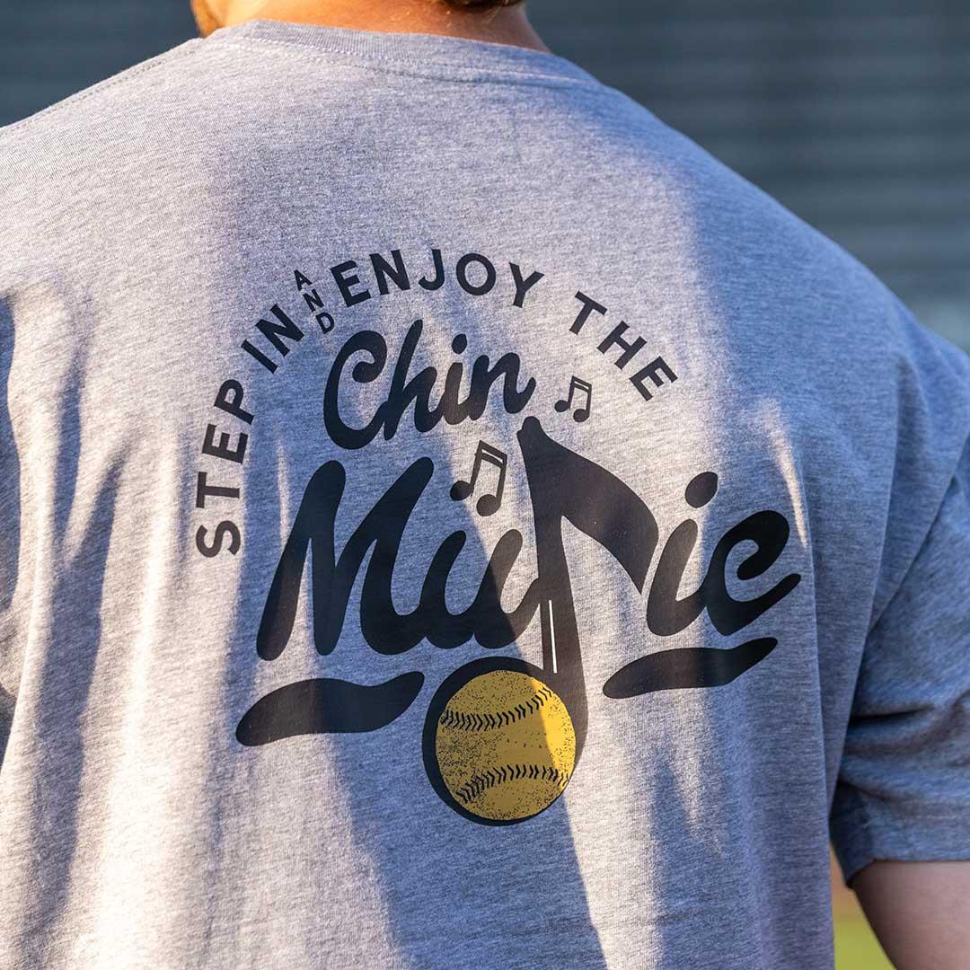 Baseball Graphic Tee | Chin Music T-Shirt | Pine Tar Clothing