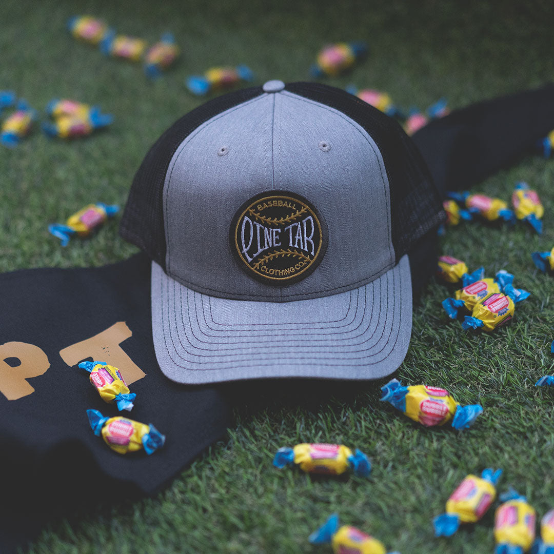 Pine Tar Emblem Snapback – Gray/Black