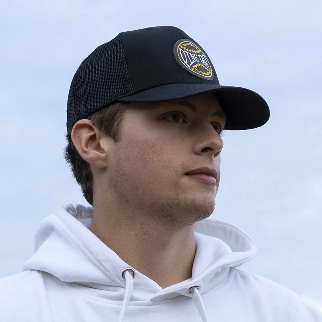 Pine Tar Emblem Snapback – Black