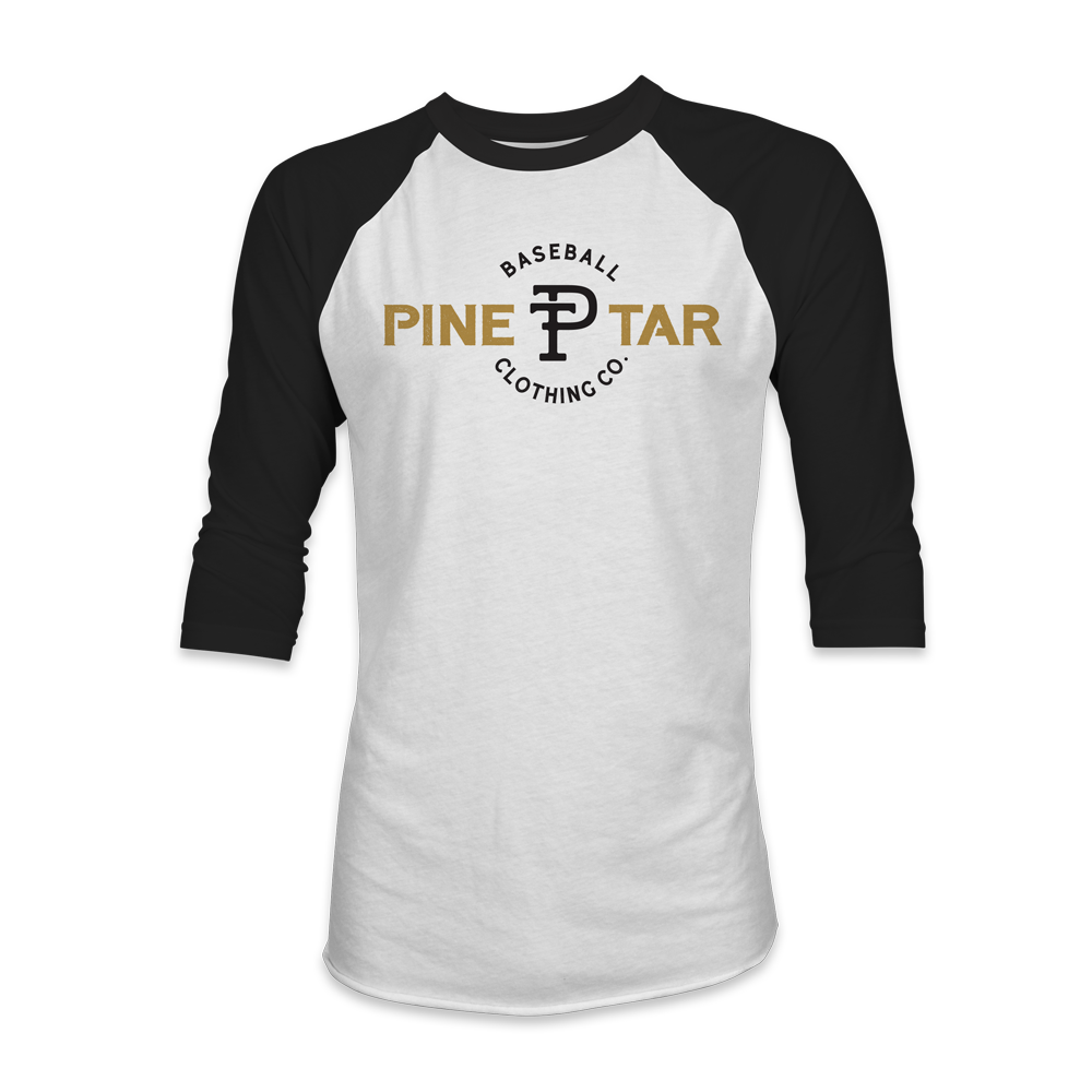 Monogram Text Logo Raglan