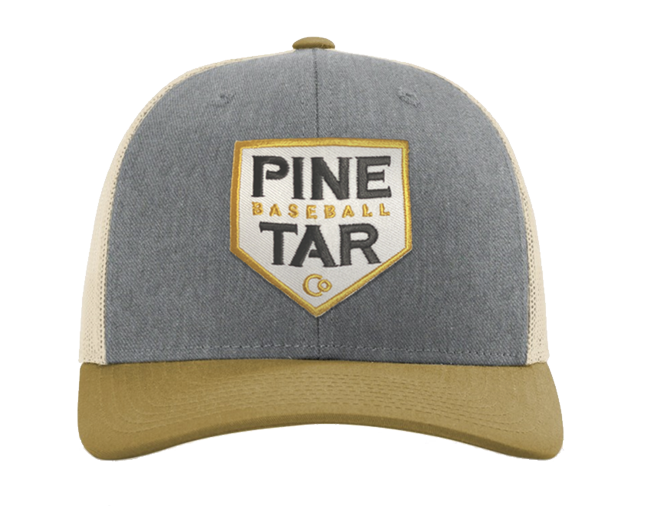 Pine Tar Plate Snapback – Birch/Gray