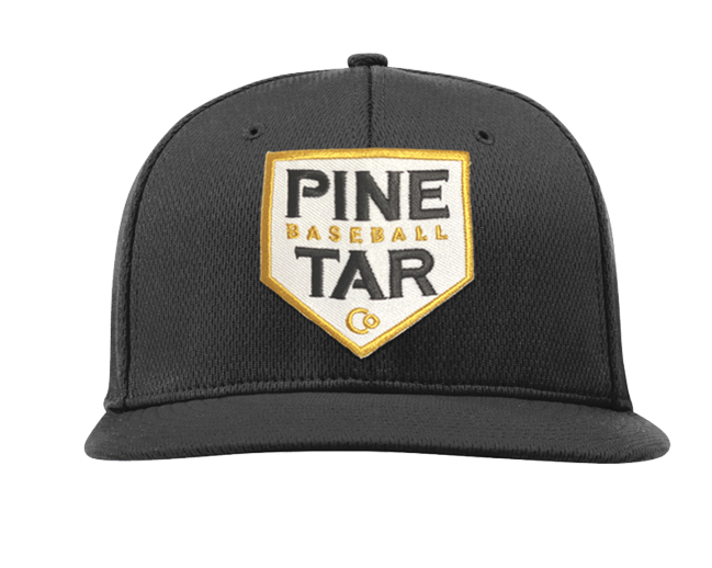 Pine Tar Plate Fitted – Black