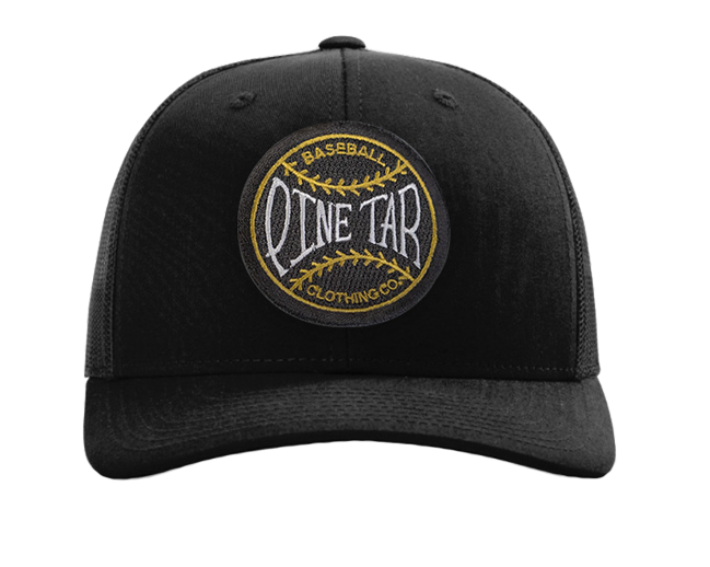 Pine Tar Emblem Snapback – Black