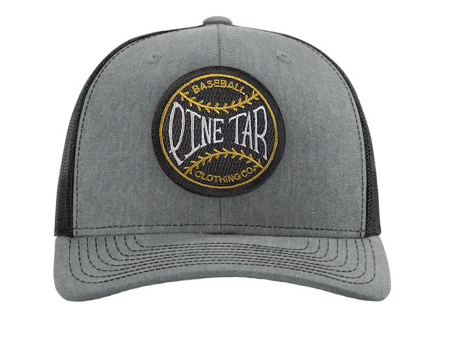 Pine Tar Emblem Snapback – Gray/Black