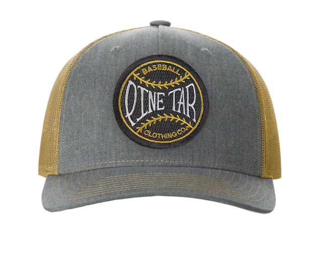 Pine Tar Emblem Snapback – Harvest/Gray