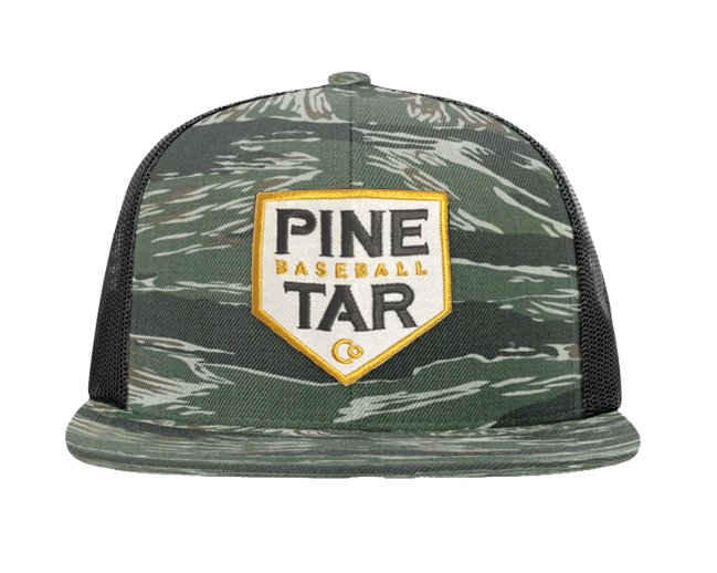 Pine Tar Plate Snapback – Tiger Camo