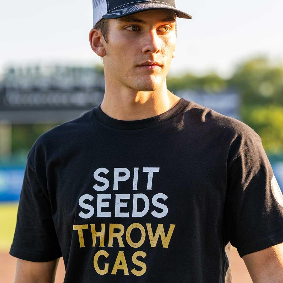 Spit Seeds Throw Gas T-Shirt
