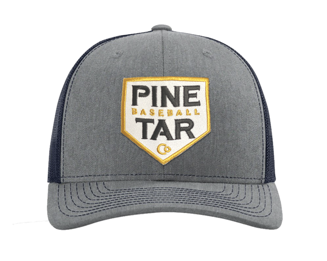 Pine Tar Plate Snapback – Gray/Black