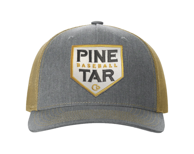 Pine Tar Plate Snapback – Harvest/Gray