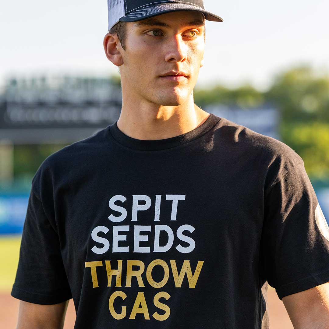Spit Seeds Throw Gas T-Shirt