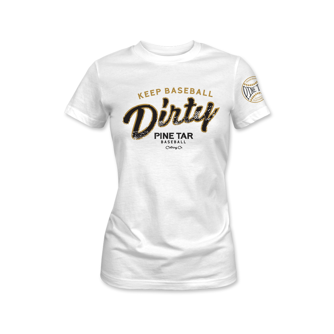 Keep Baseball Dirty Womens Tee