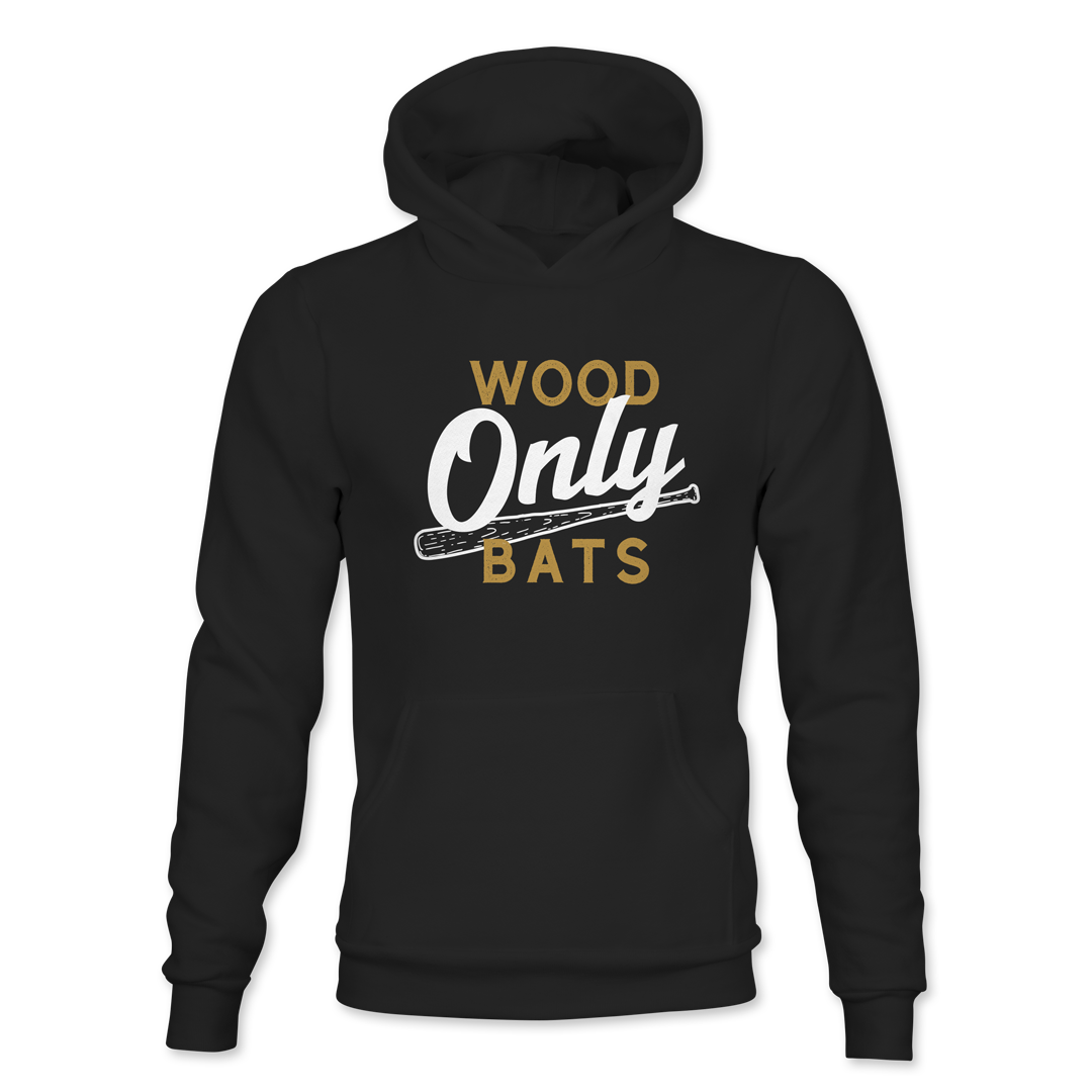 Wood Bats Only Youth Hoodie