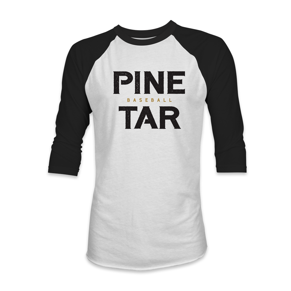 Pine Tar Raglan - Bold Text