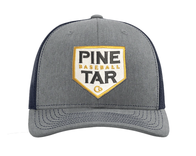 Pine Tar Plate Snapback - Gray/Black
