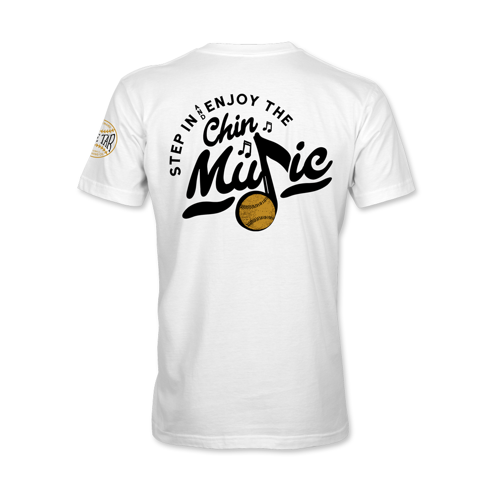 step in and enjoy the chin music tshirt