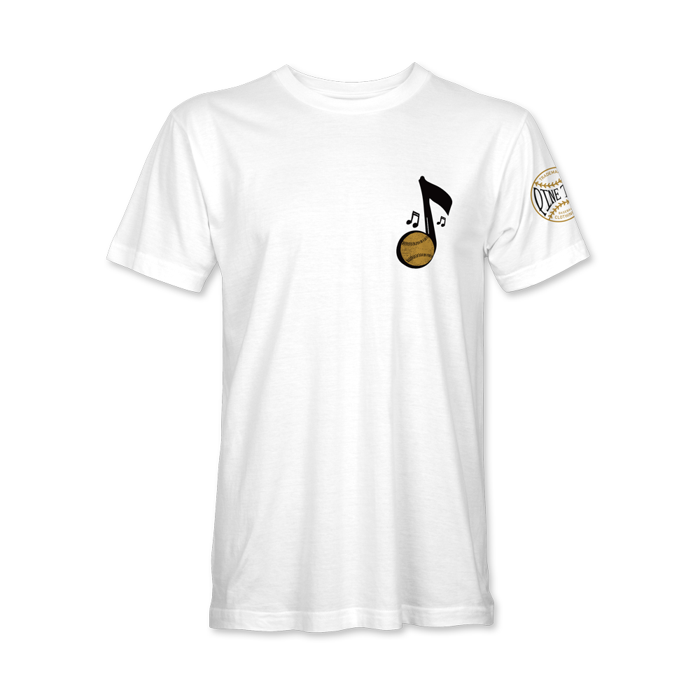 step in and enjoy the chin music tshirt front